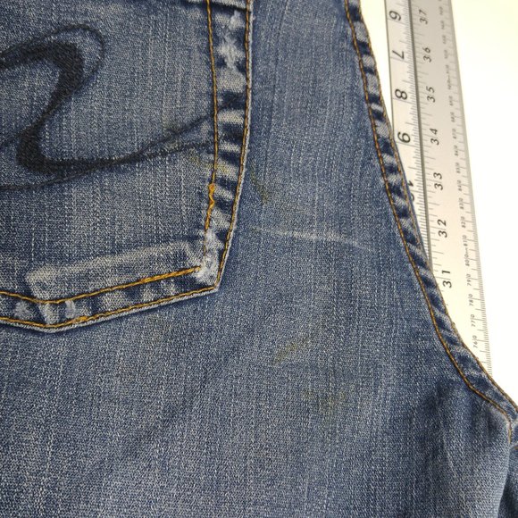 Silver Suki Flare Jeans Women's 34 Stretch Mid Rise C315 - Picture 3 of 13